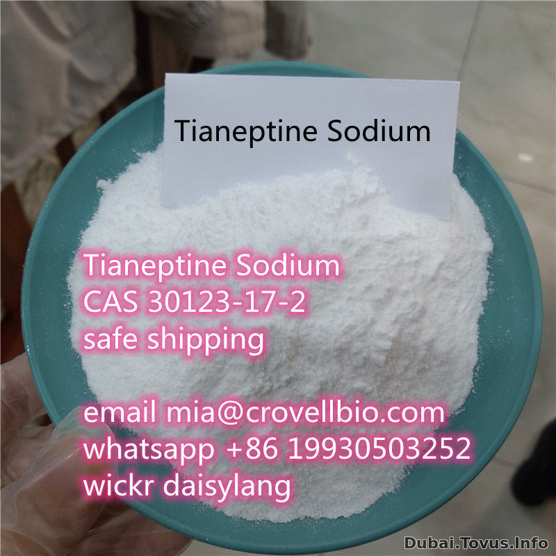 Tianeptine Sodium CAS 30123-17-2 supplier in China  （mia@crovellbio.com  whatsapp +86 19930503252