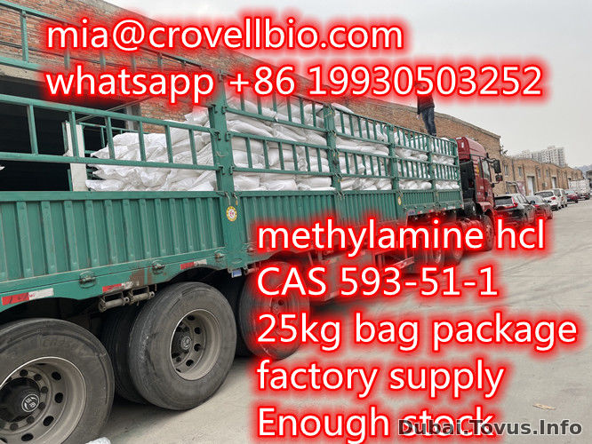 Methylamine hcl CAS 593-51-1 supplier in China  （mia@crovellbio.com  whatsapp +86 19930503252