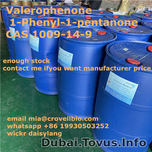 Valerophenone  1-Phenyl-1-pentanone CAS 1009-14-9 supplier in china （mia@crovellbio.com  whatsapp +86 19930503252